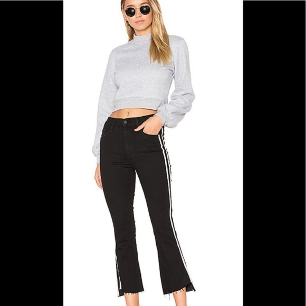 Insider Crop Step Fray Guilty Racer Mother Jeans